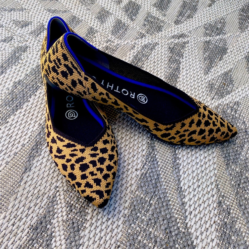 Rothy’s The Point in Cheetah Flat